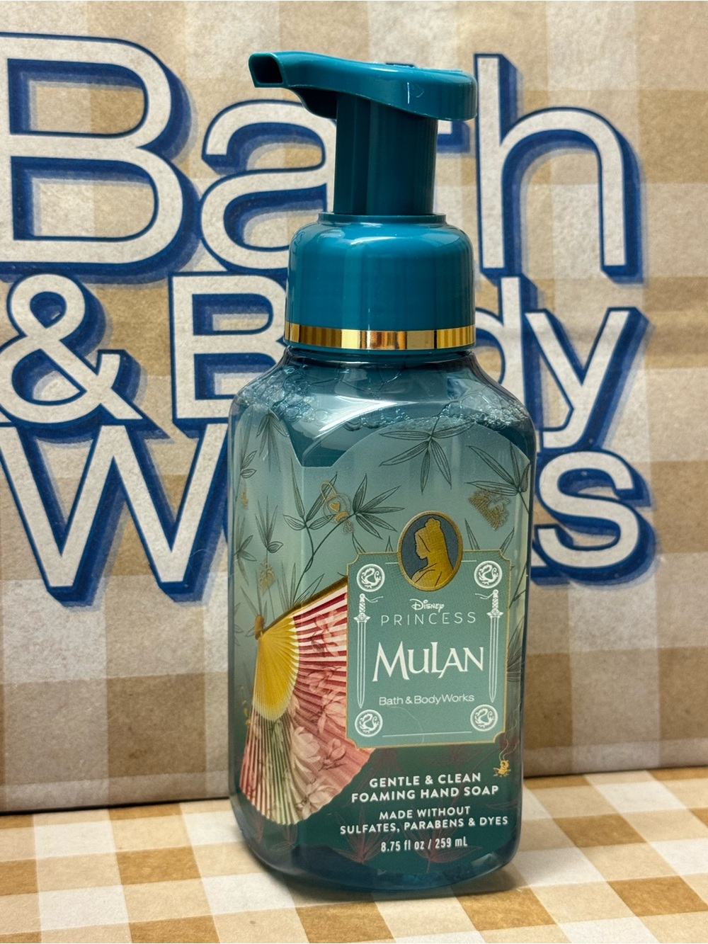 NEW B&BW x Disney MULAN Foaming Hand Soap 8.75 fl Oz Limited Edition